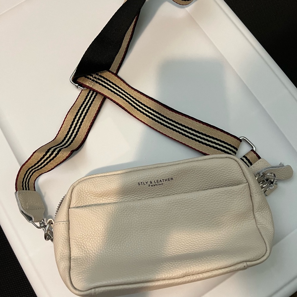 Leather crossbody